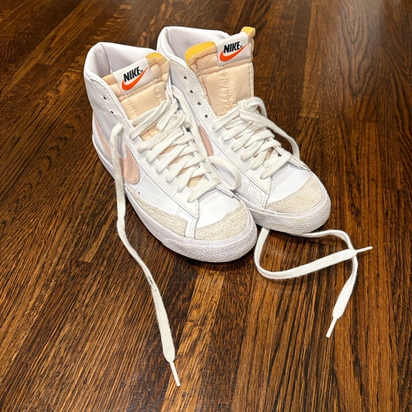 Nike Shoes - Nike Blazer White High-Top Sneakers